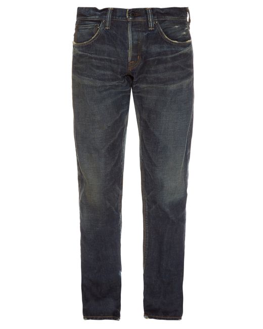 Mastercraft Union Relaxed taper vintage-wash jeans