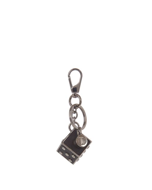 Tod's Dice leather key ring