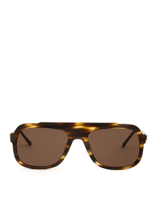 Thierry Lasry Velocity flat-top oval-frame sunglasses