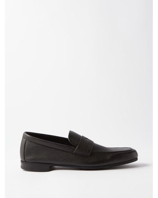 John Lobb Thorne Penny-strap Leather Loafers