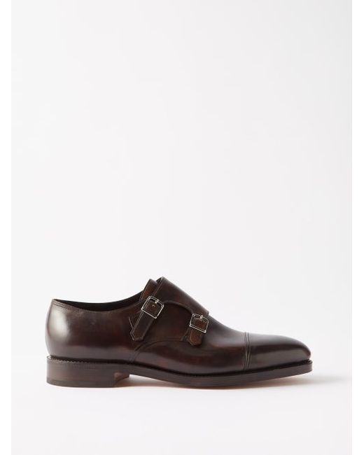 John Lobb William Monk-strap Leather Shoes