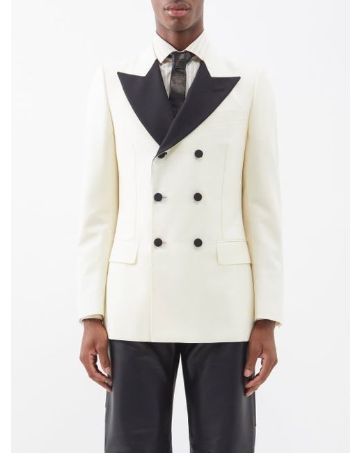 Gucci Double-breasted Wool-blend Suit Jacket