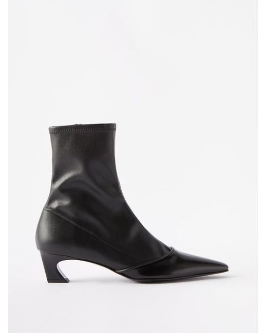 Acne Studios Bano Faux-leather Ankle Boots