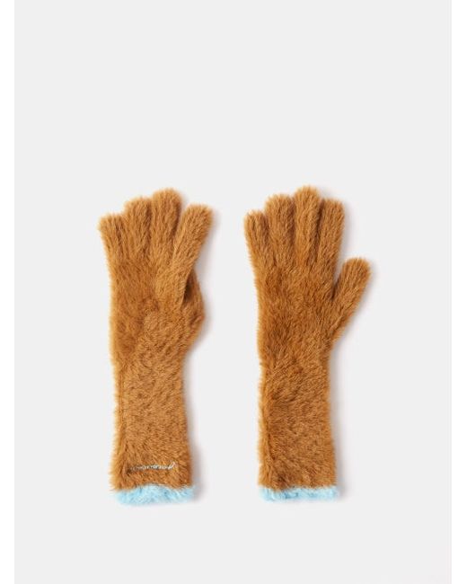 Jacquemus Embroidered-logo Long Gloves