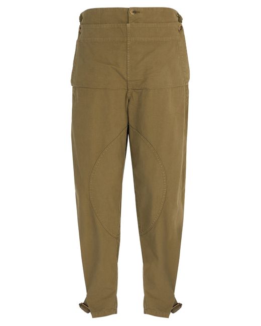 J.W.Anderson Garment dyed army cotton trousers
