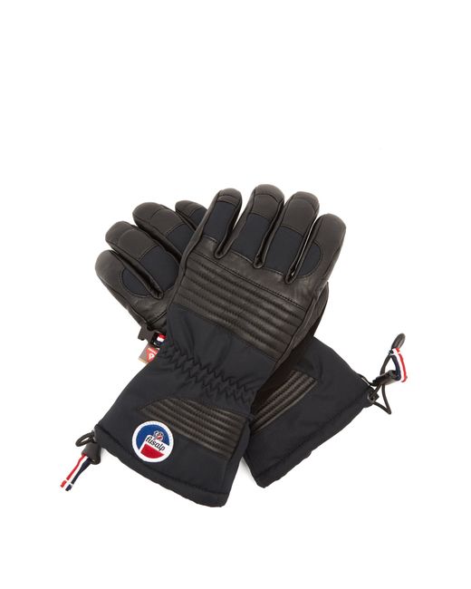 Fusalp Albinen quilted-leather ski gloves