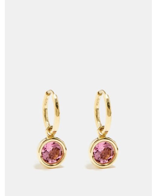 Octavia Elizabeth Charmed Gabby 18kt Gold Tourmaline Earrings