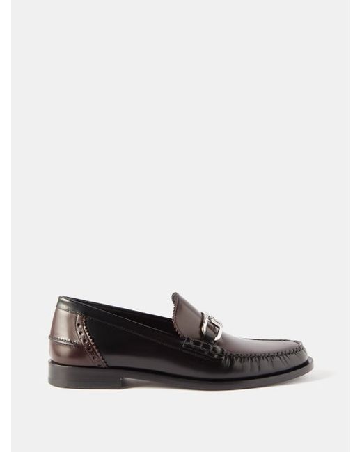 Gianvito Rossi Leather Penny Loafers