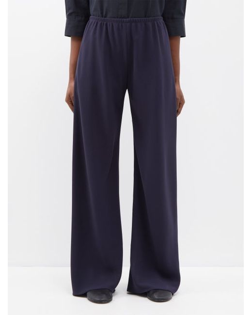The Row Gala Double-cady Wide-leg Trousers