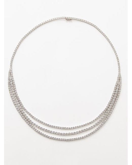 Anita Ko Hepburn Diamond 18kt White-gold Necklace