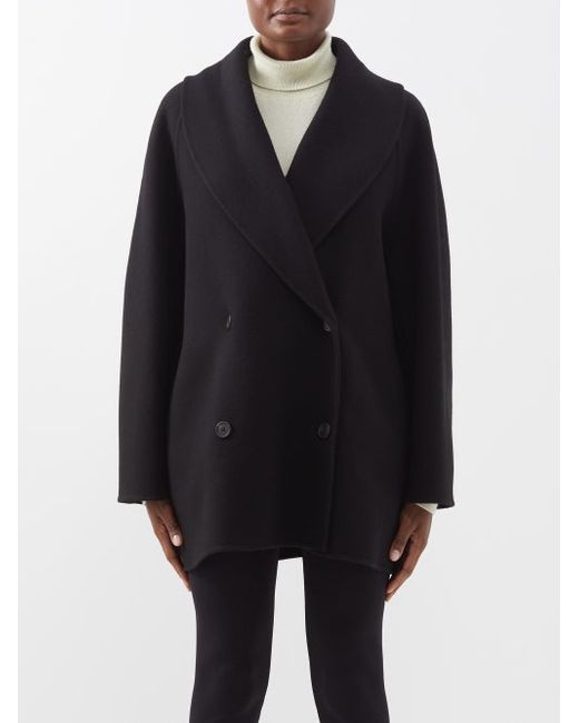 The Row Polli Double-breasted Wool-blend Coat