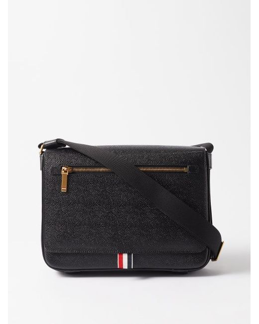Thom Browne Grained Leather Cross-body Bag