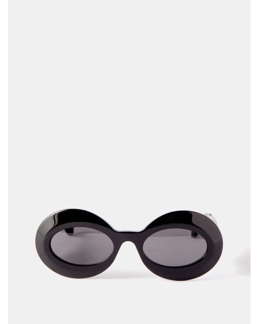 Loewe Eyewear Oversized Oval Acetate Sunglasses