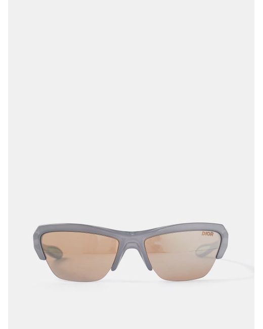 Dior Diorbay Half-rim Acetate Sunglasses