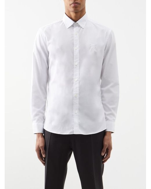 Burberry Cotton-blend Poplin Shirt