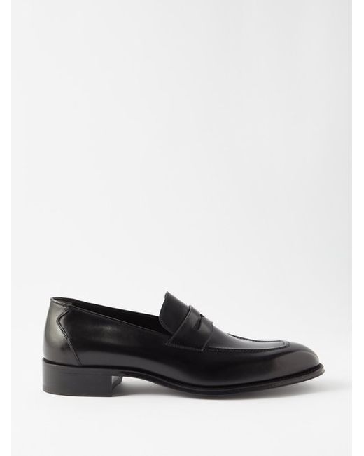 Tom Ford Penny-strap Leather Loafers