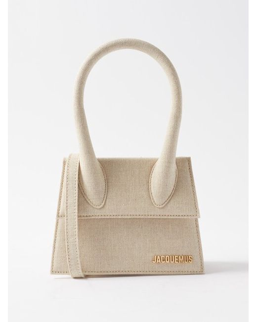 Jacquemus Chiquito Medium Linen Handbag