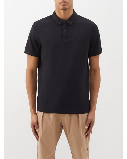 Bogner Timo Cotton-blend Jersey Polo Shirt
