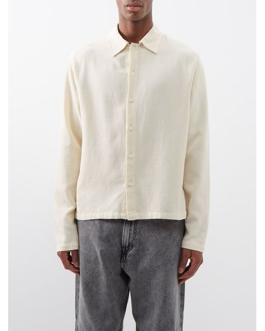 Our Legacy Isola Textured-cotton Shirt