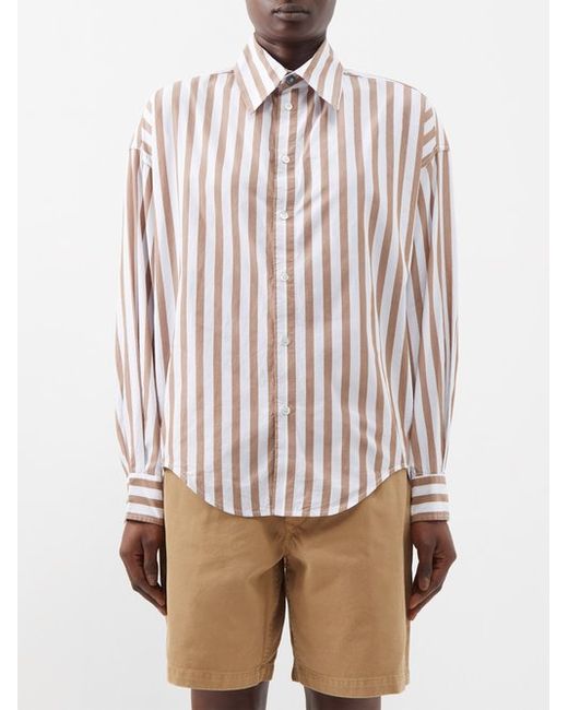 Fortela Amy Striped Cotton-poplin Shirt