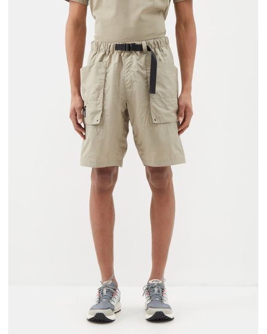 Goldwin Buckled-strap Ripstop Cargo Shorts