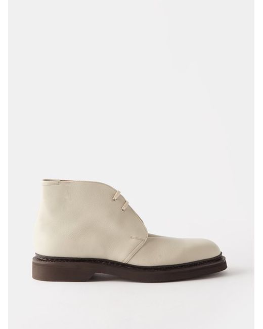 John Lobb Hackney Grained-leather Ankle Boots