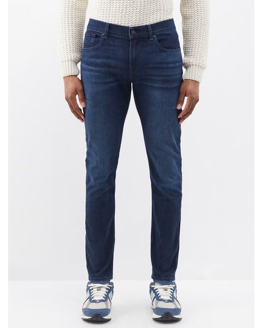 7 For All Mankind Slimmy Tapered Slim-leg Jeans