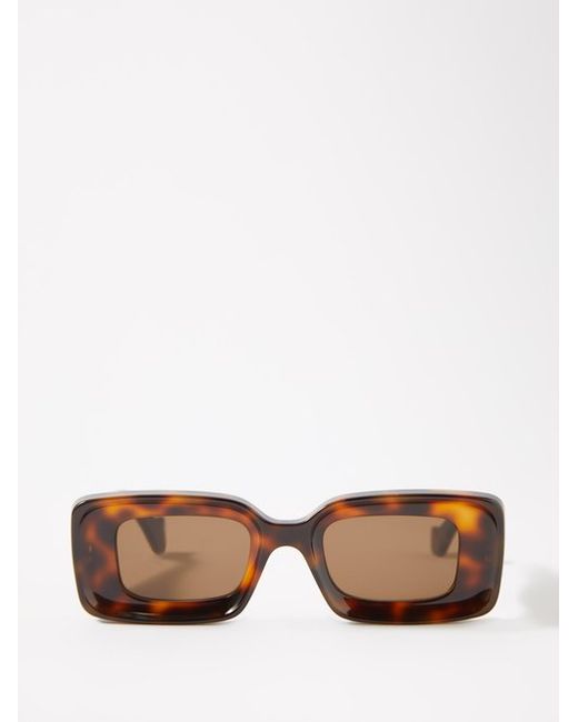 Loewe Eyewear Rectangle acetate Sunglasses