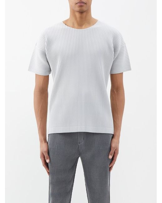 Homme Pliss Issey Miyake Technical-pleated T-shirt