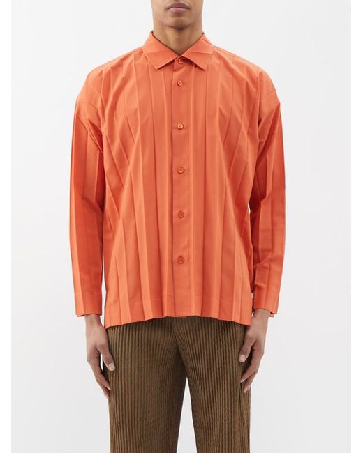 Homme Pliss Issey Miyake Technical-pleated Shirt