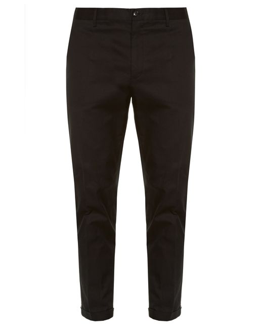 Dolce & Gabbana Contrast-piping chino trousers