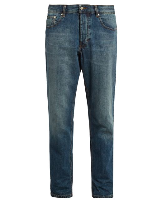 AMI Alexandre Mattiussi Mid-rise carrot-fit jeans