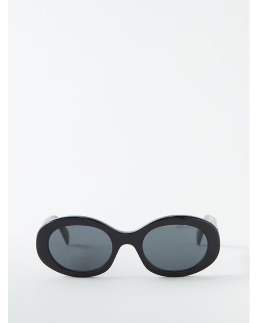 Celine Oval Acetate Sunglasses