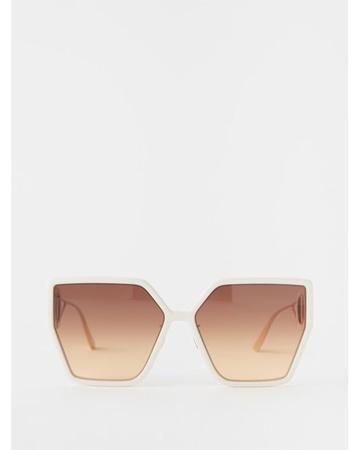 Dior 30montaigne Oversized Butterfly Acetate Sunglasses