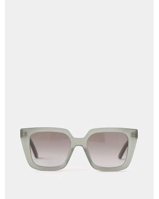 Dior Diormidnight Oversized Square Acetate Sunglasses