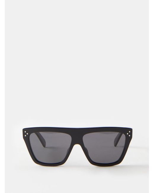 Celine Oversized D-frame Acetate Sunglasses