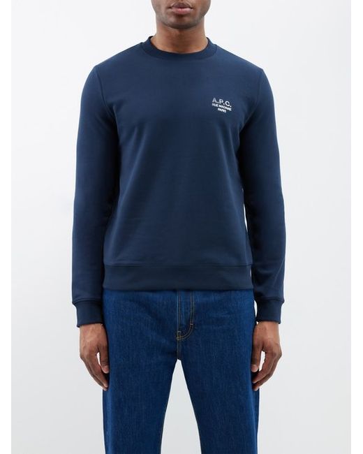 A.P.C. . Rider Organic-cotton Fleeceback Jersey Sweatshirt