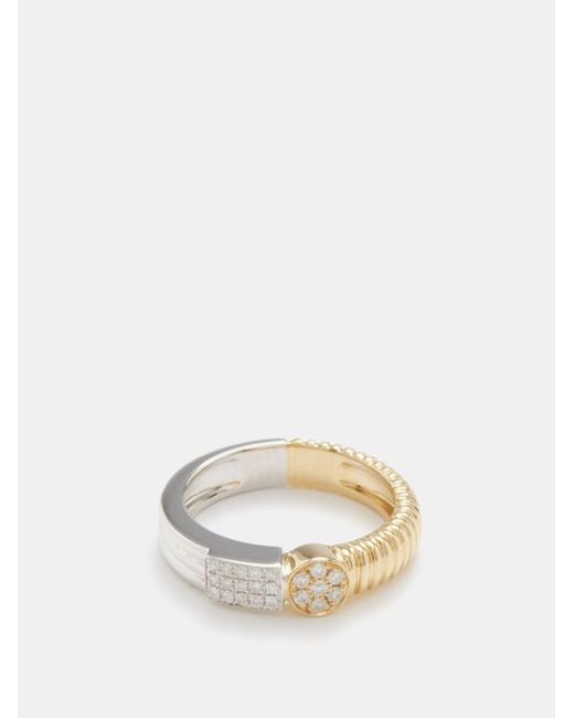Yvonne Léon Alliance Diamond 18kt Gold Ring