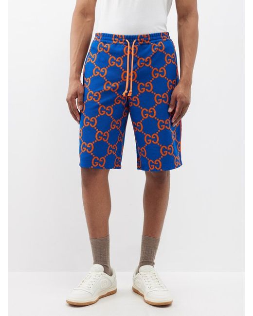 Gucci GG-jacquard Jersey Shorts