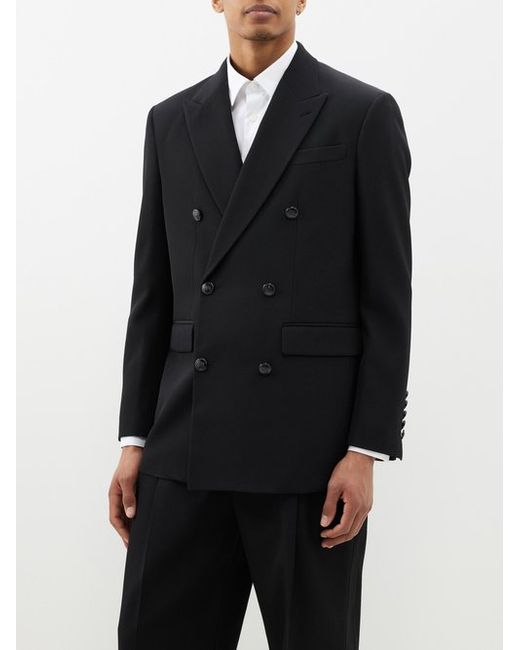 Burberry Newman Double-breasted Wool Suit Jacket