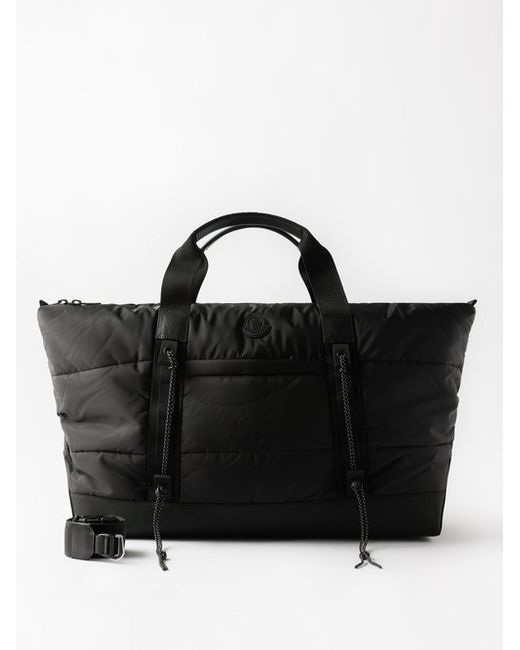 Moncler Quilted Ripstop Leather-trim Holdall