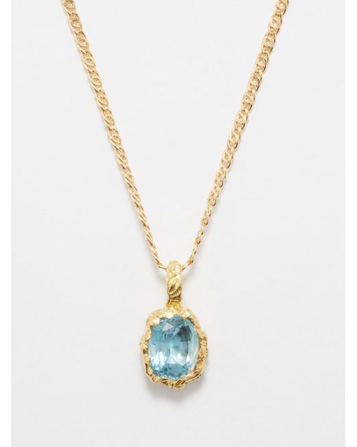 Healers Aquamarine Recycled 18kt Necklace