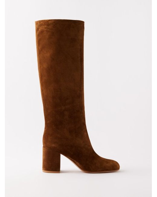 Gianvito Rossi 45 Suede Knee-length Boots