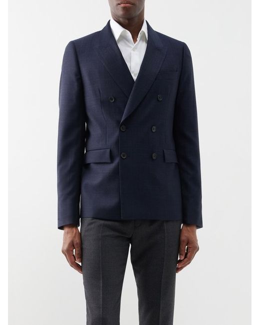 Paul Smith Double-breasted Wool Suit Jacket
