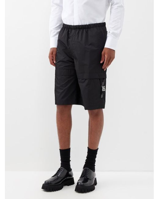 Givenchy 4g-buckle Twill Cargo Shorts