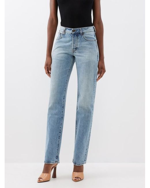Saint Laurent Cindy Straight-leg Jeans