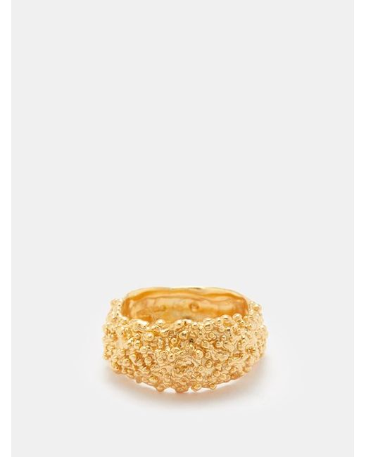 Alighieri The Rocky Road 24kt Gold-plated Ring
