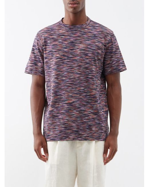 Missoni Space-dyed Cotton-jersey T-shirt