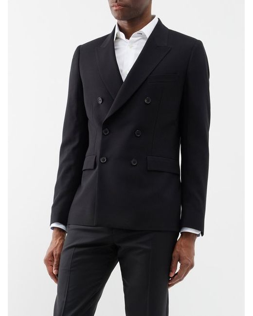 Paul Smith Double-breasted Wool Suit Jacket