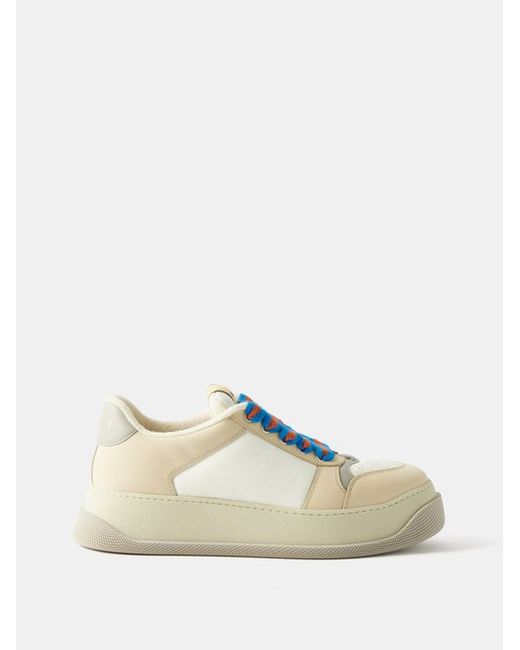 Gucci Screener Gg-canvas And Leather Trainers